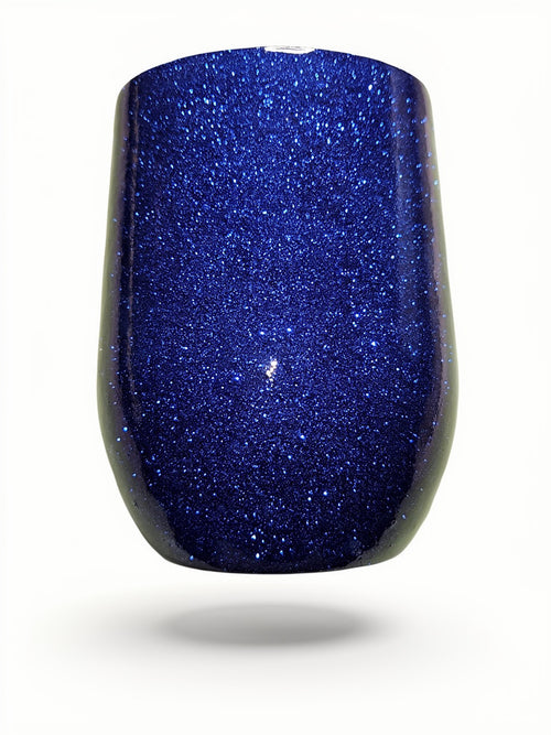 Blue wine tumbler